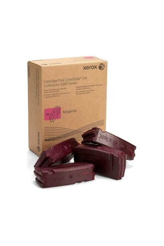 Xerox ColorQube 9201-108R00838 Kırmızı Katı Mürekkep 4Lü