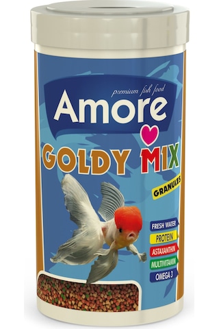 Goldy Mix ve Red 3x250ml Kutu Japon Balığı Yemi