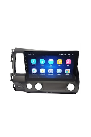 Honda Civic Fd6 2006-2012 10.1'' 6gb Ram 128gb Hafıza 8 Çekirdek Carplay Kamera Android Multimedya 9"