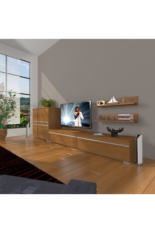 Decoraktiv Eko On Mdf Std Tv Ünitesi Tv Sehpası Ceviz