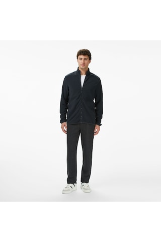 Nautica Erkek Siyah Regular Fit Sweatshirt Düz K57052t Siyah