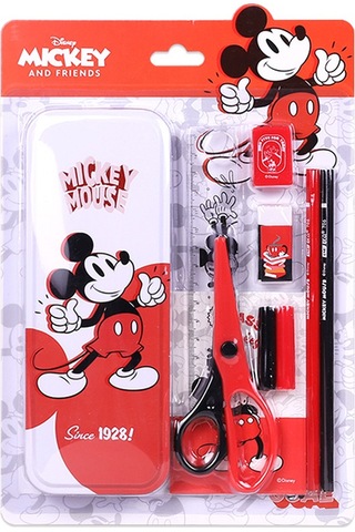 Kırtasiye Hediye Kutusu İlkokul Öğrencileri Okula Dönüş Su Isıtıcısı Hediye Kutusu Temel Mavi