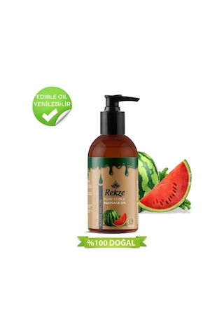 Rekze Doğal 4 Adet Karpuz Özlü Duyusal Ve Aromaterapi Kokulu Masaj Yağı 120 Ml