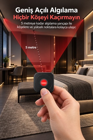 Kamera Dedektörü Kızılötesi Kamera Bulucu Gizli Kamera Bulucu