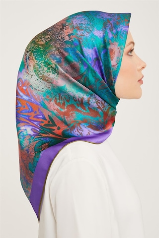 Armine Twill İpek Eşarp 23ka9041 13 Açık Mavi