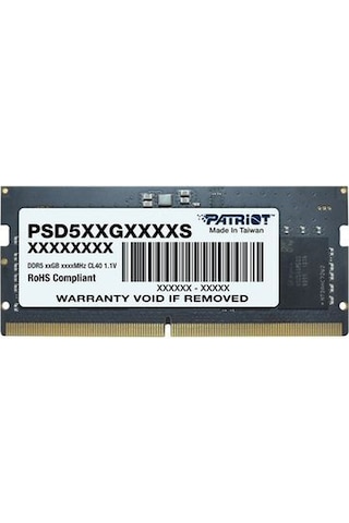 Patriot Signature Line 16gb 1x16gb Ddr5 5600mhz Cl46 Sodımm Gaming Ram Psd516g560081s