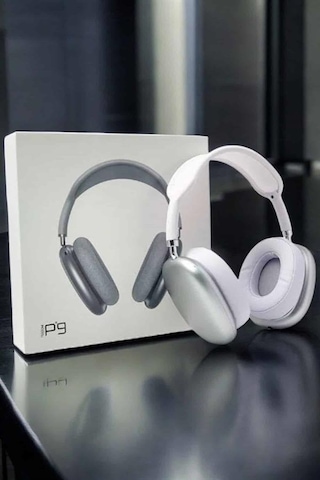 P9 Air Max Kulak Üstü Bluetooth Kulaklık 5.0 Mikrofonlu Beyaz