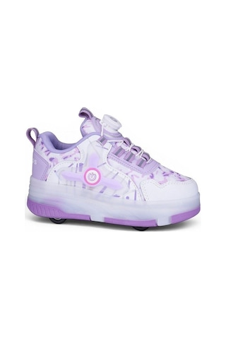 Cem Pekşen Ndrops Ptnl26 Siyah Patenli Çocuk Sneaker Mor