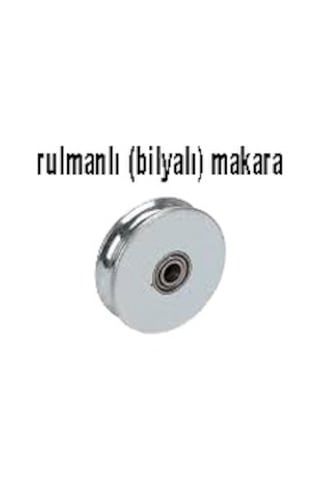 Dirim Inşaat Makara Bilyali Rulmanli 80Mm