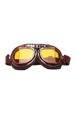 Yaozixa Motorcycle Güneş Gözlüğü - Toz Ve Rüzgar Engeli, Pansuman Ve Taktik Kullanim İçin Renkli Camlı Koruyucu Gözlük Siyah