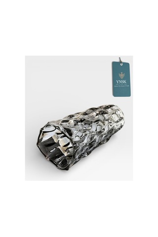 Chacha Home Luxury Prısm İthal Cam Vazo 24x13 Cm Füme