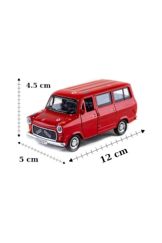 Metal Çek Bırak Çiçek Abbas Minibüs 1/36 Ölçek Diğer