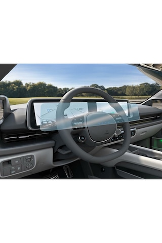Hyundai Ioniq 6 Uyumlu Ekran Koruyucu Multimedya Dijital Gösterge 9H Nano Ekran Koruyucu