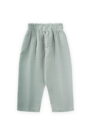Cigit Beli Fırfırlı Geniş Kesim Müslin Pantolon 1-8 Yaş Mint Yeşili Mint Yeşili
