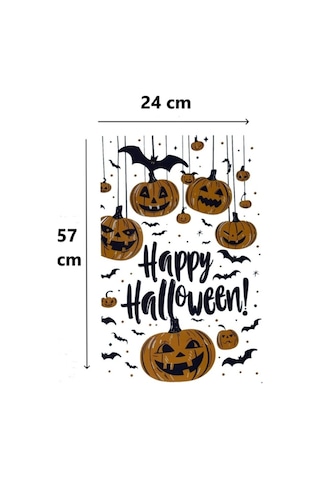 River World Duvarlar İçin Sticker Teması Hallowen Balkabaklı