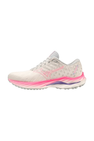 Mizuno Wave Inspire 19 Kadın Koşu Ayakkabısı Beyaz / Pembe Çok Renkli
