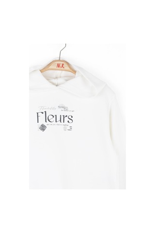 Nk Kids Kız Çocuk Sweatshirt 37817 Ekru