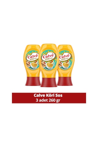Köri Sos 260 Gr X 3 Adet