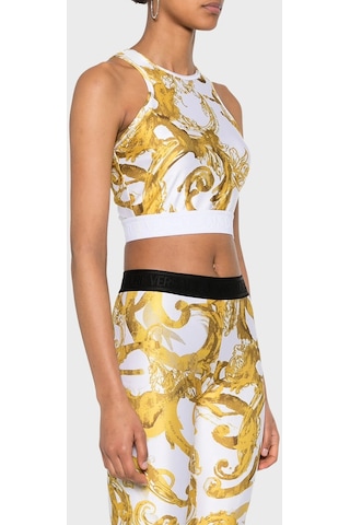 Versace Jeans Couture Kadın Top 76ham227 Js292 G03 Beyaz-gold Beyaz - Altın