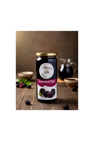Katkısız Karadut Özü 640 G, Şekersiz,soğuk Pres İle Yoğunlaştırılmış %100 Karadut