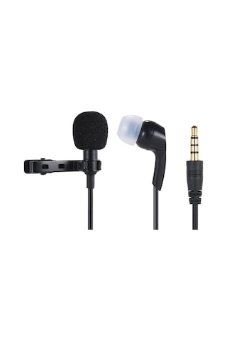 Andoer Ey-511b Çok Yönlü Kondansatör Kulaklıklı Yaka Mikrofonu