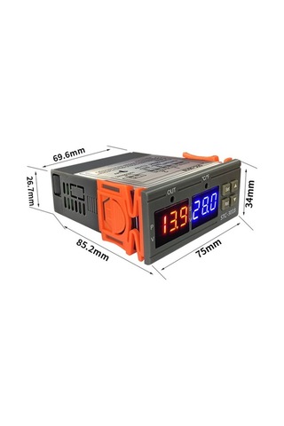 Flybuy Samdoo Stc-3018 Dijital Termostat -50 C İla 120 C Akıllı Sıcaklık Kontrol Cihazı Ntc Sensörlü