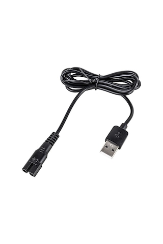 Ayt Tıraş Makinaları İçin Usb Şarj Kablosu 1 Metre Tıraş Makinası Elektirik Enerji Kablosu No:7