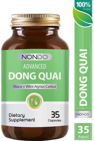 Nondo Advanced Dong Quai With Maca + Vitex Agnus Castus 35 Kapsül