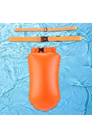 Ganzhoushop Yüzme Yürüyüş Turuncu Suntek Uygun Havuz Göl 55cmx38cm Nw Turuncu