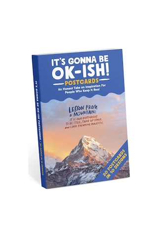 Em & Friends It's Gonna Be Okay Motivasyon Kartları, 20 Karışık Kartpostal, Tüm Durumlar İçin Boş Kartpostallar