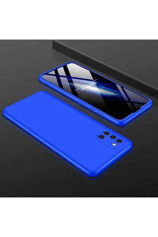 Galaxy Uyumlu A31 Kılıf Zore Ays Kapak Mavi