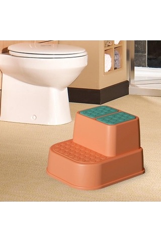 Flybuy Bosphorusboutique Çocuk Basamaklı Tabure - Multiuse Oyun Odası Sit - Yürümeye Başlayanlar İçin Kaymaz Ve Su Geçirmez Diğer