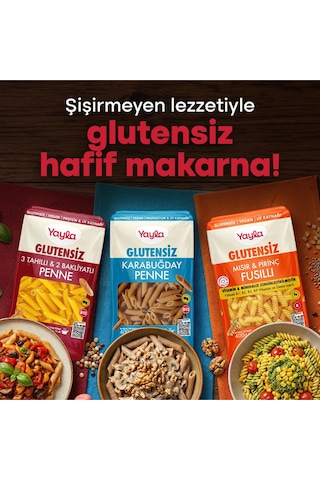 Yayla 6 Lı Doğal Glutensiz Makarna Serisi 400 Gr Elbow-penne-fusulli-risoni
