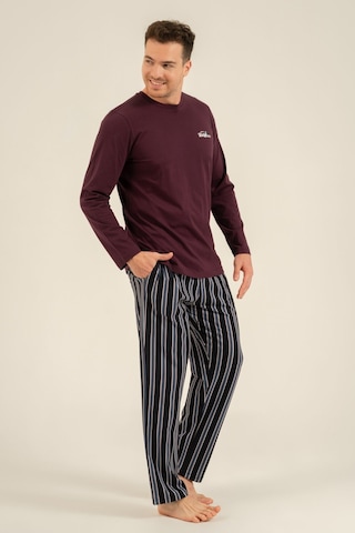 Arnetta Erkek Everything Is Possible Mor Uzun Kol Pijama Takım Ar3835-s-v1 Ar3835-s-v1