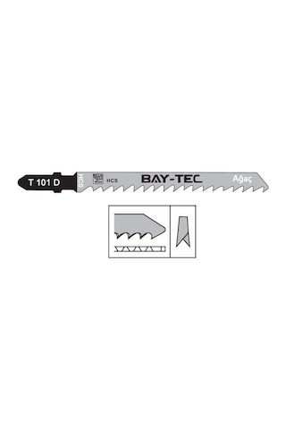 Ahşap Dekupaj Testere Ağzı T 101 D Baytek-5 Li Paket