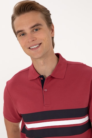 U.S. Polo Assn. Erkek Regular Fit Vişne Polo Yaka Tişört 50306808-VR223