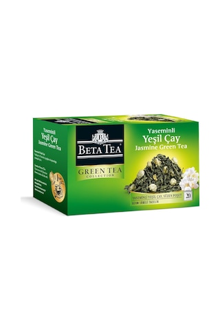 Beta Jasmine Green Bardak Poşet 20 Adet Yaseminli Yeşil Çay