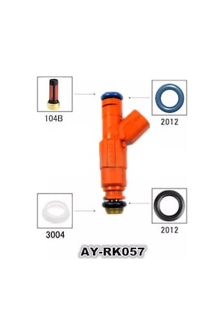 Tenfowee Mazda 6 Yakıt Enjektörü Tamir Seti - 0280156154 Parça Numaralı - 4 Filtre Ve O-ring Dahil