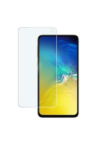 Samsung Uyumlu Galaxy S10E Nano Kırılmaz Cam Ekran Koruyucu Şeffaf