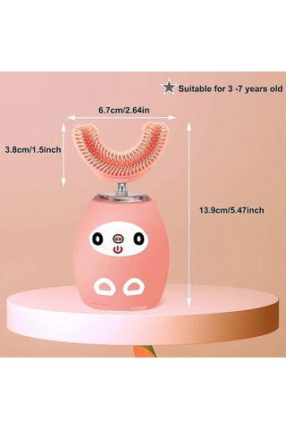 U Şekilli Elektrikli Diş Fırçası, Çocuklar İçin Otomatik Zamanlayıcılı Diş Fırçası, Ultrasonik Otomatik Diş Fırçaları