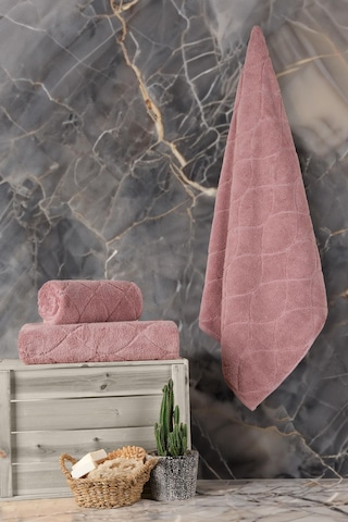 Varol Voli Micro Cotton Banyo Havlusu 70x140cm Gül Kurusu-70x140cm Gülkurusu