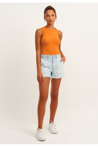 3'lü Paket Fitilli Halter Yaka Örme Atlet MÜRDÜM