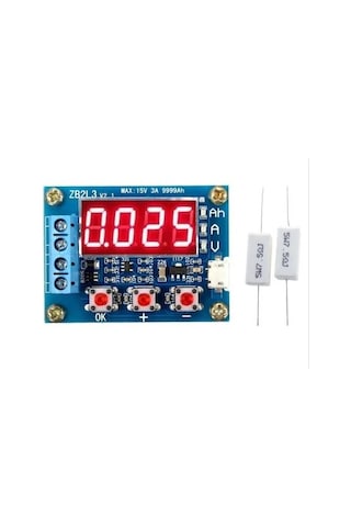 Rfkumanda-Zb2L3 18650 Lityum Pil Kapasite Ölçer Test Cihazı Deşarj