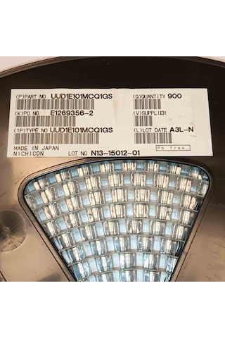 Uud1e101mcq1g 100mf 25v 6.3x7.7 Smd Kondansatör 50 Adet