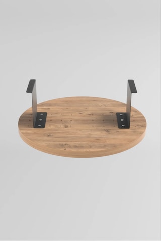 Yan Sehpa Ayarlanabilir Tepsi Dekoratif Tepsi Ceviz 2 Adet