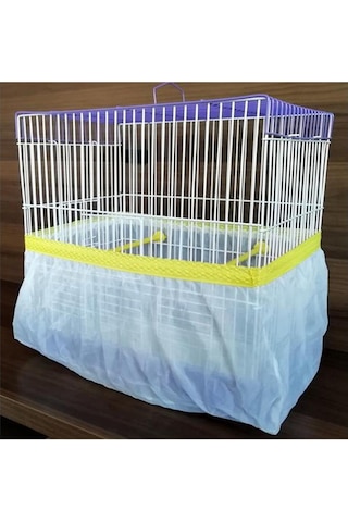 Fizzy Kuş Kafes Tülü 68 x 29 x 29 CM Sarı