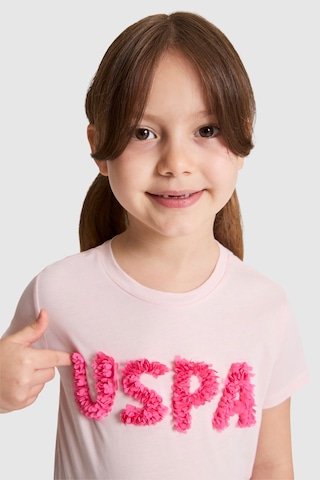 U.S. Polo Assn. Kız Çocuk Açık Pembe Tişört 50325656-vr078 Acık Pembe