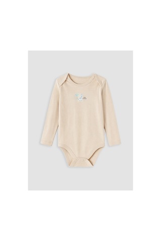Lc Waikiki Alıta Cıty Farkıyla Lcw Baby Ekru Baskılı Erkek Bebek Çıtçıtlı Body 2'li Ekru - 929719803 Ekru