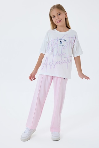 U.s. Polo Assn. Kız Çocuk Pembe Pijama Takım 5274-49881 Pembe