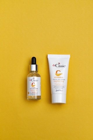 Dr.Clinic Vitamin C Lekeli Ciltler Bakım Kremi 50 ML + Vitamin C Cilt Bakım Serumu 30 ML